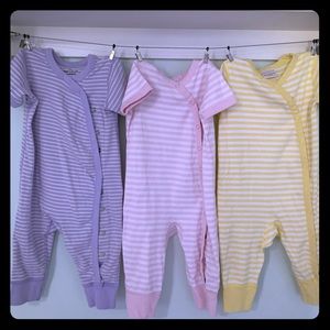 Hanna Anderson short sleeve sleeper 6-12 months